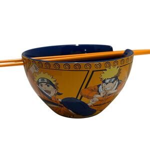 NARUTO NIB 6 Inch Chopstick Bowl 20 ounces